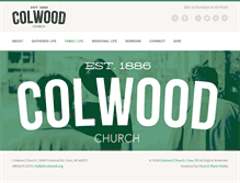 Tablet Screenshot of colwood.org
