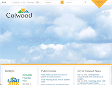Tablet Screenshot of colwood.ca